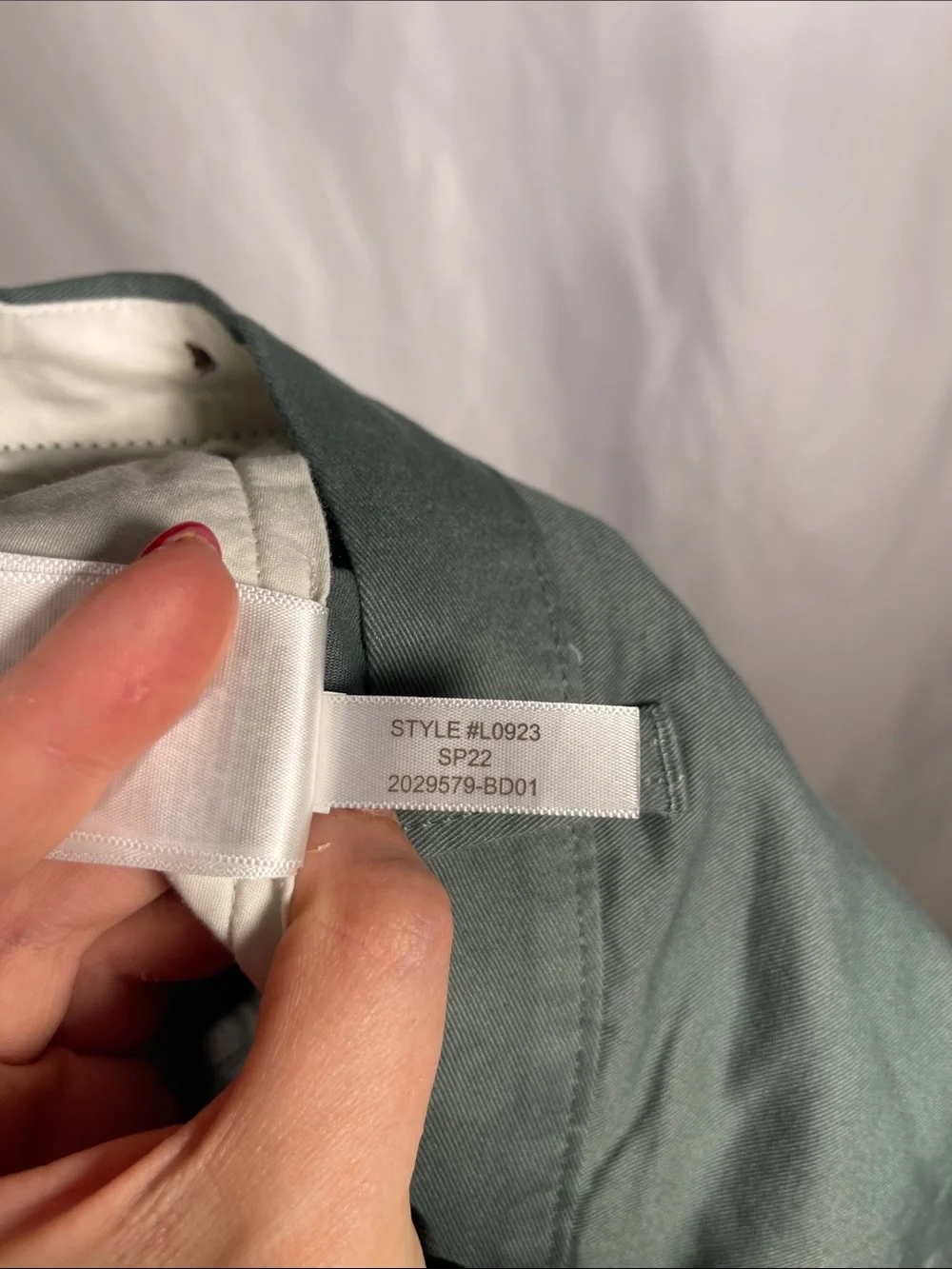 J. CREW MENS FLEX CHINO SHORT GREEN 7” 35 NEW WITH TAGS L0923